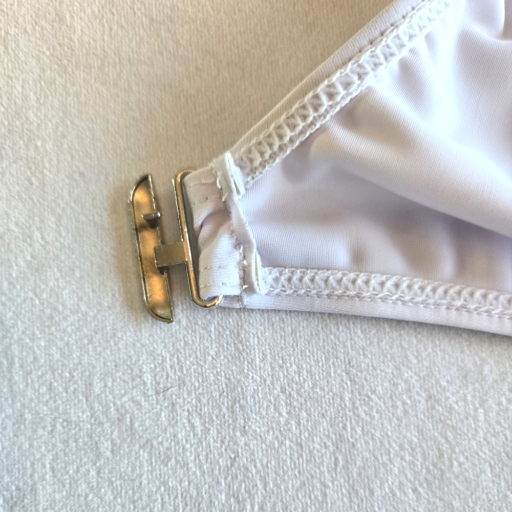 2PC Twist Front White Bikini 2XL - Picture 7 of 9